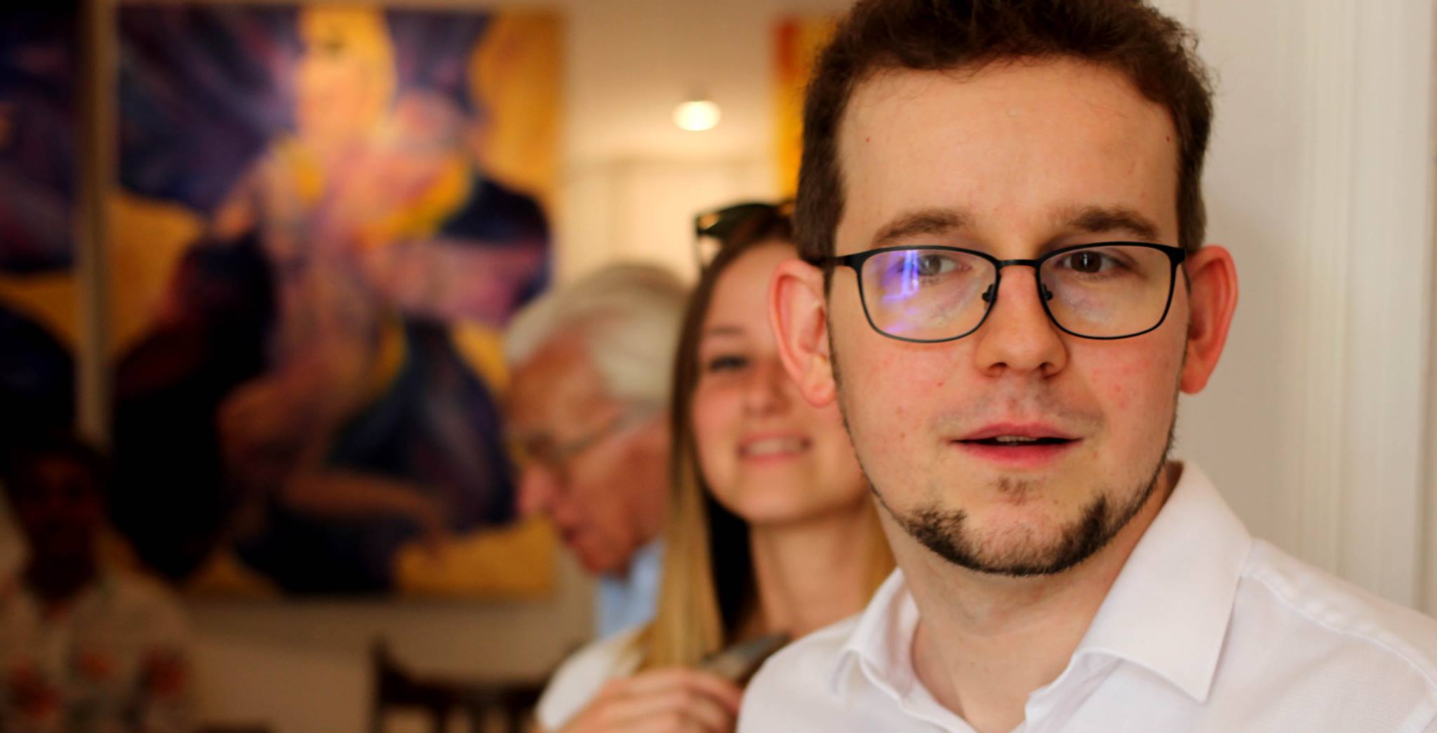 Szaniszló Krisztián a könyvbemutatón