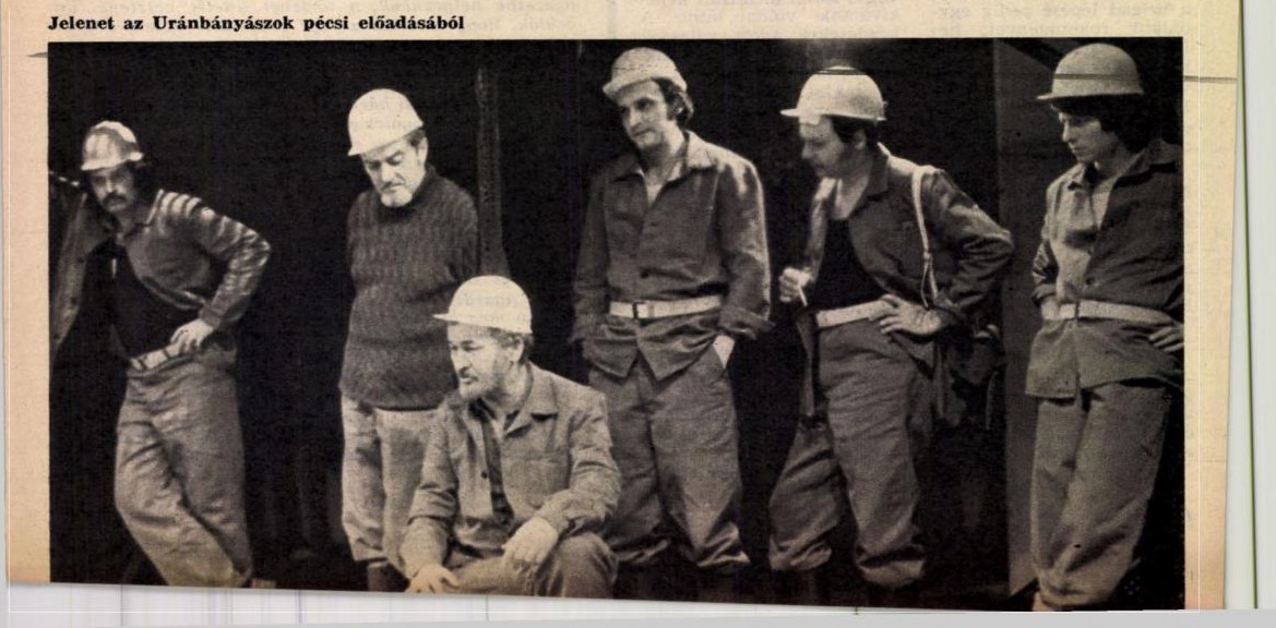 Hogyan hat a nézőre az előadás? - Jelenet az Uránbányászok pécsi előadásából